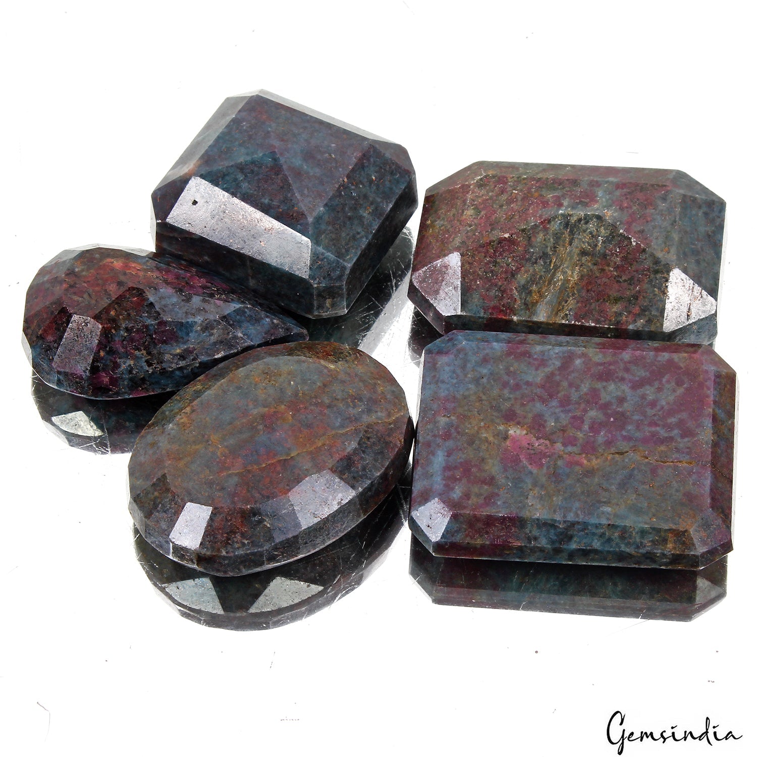 1800 Ct Natural Ruby Kyanite Huge Size Untreated Wholesale Gemstones Lot~5 Pcs