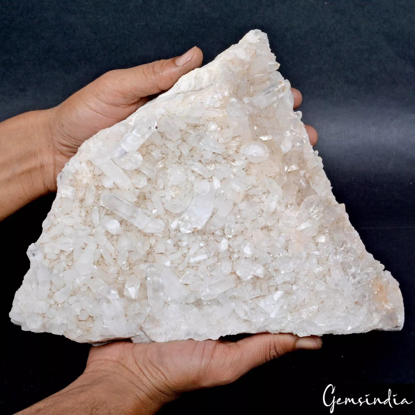 3.67 Kilo Natural Untreated Quartz Geode Crystal Healing Rough Rock Raw Gemstone