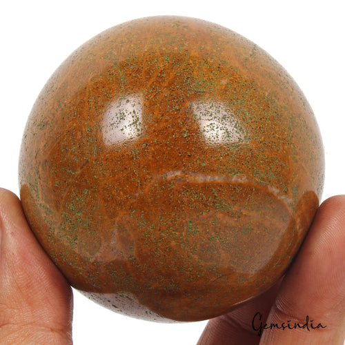 Agate Sphere, Untreated — 67mm, 0.4 Kg (2000 Ct), Madagascar