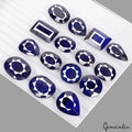 15 Pcs Natural Blue Sapphire Mix Cut Loose Faceted 20-30mm Gemstones Lot~ 640 Ct