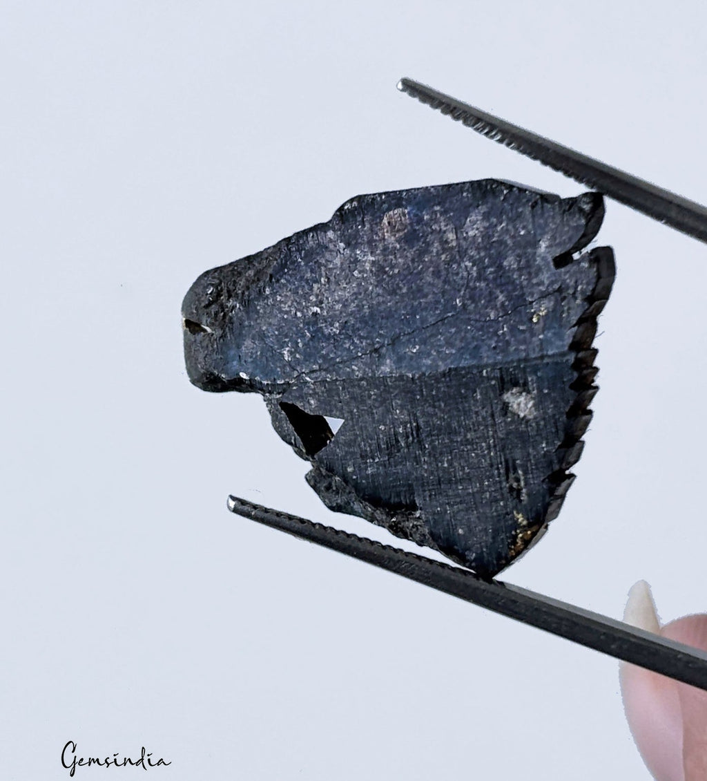 19.9Cts Horse face Shape Diamond, Unique/Antique Cut 100% Natural Black Diamond