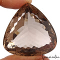 Quartz Loose Gemstone, Pear Faceted Cut, Untreated — 41x41x22 mm, Madagascar