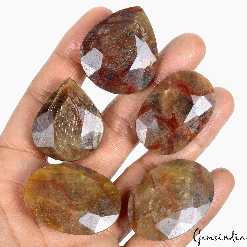 Sapphire Lot, Loose Gemstone, Untreated, Brown — 5 Pieces, 35mm to 40mm, 850 Ct