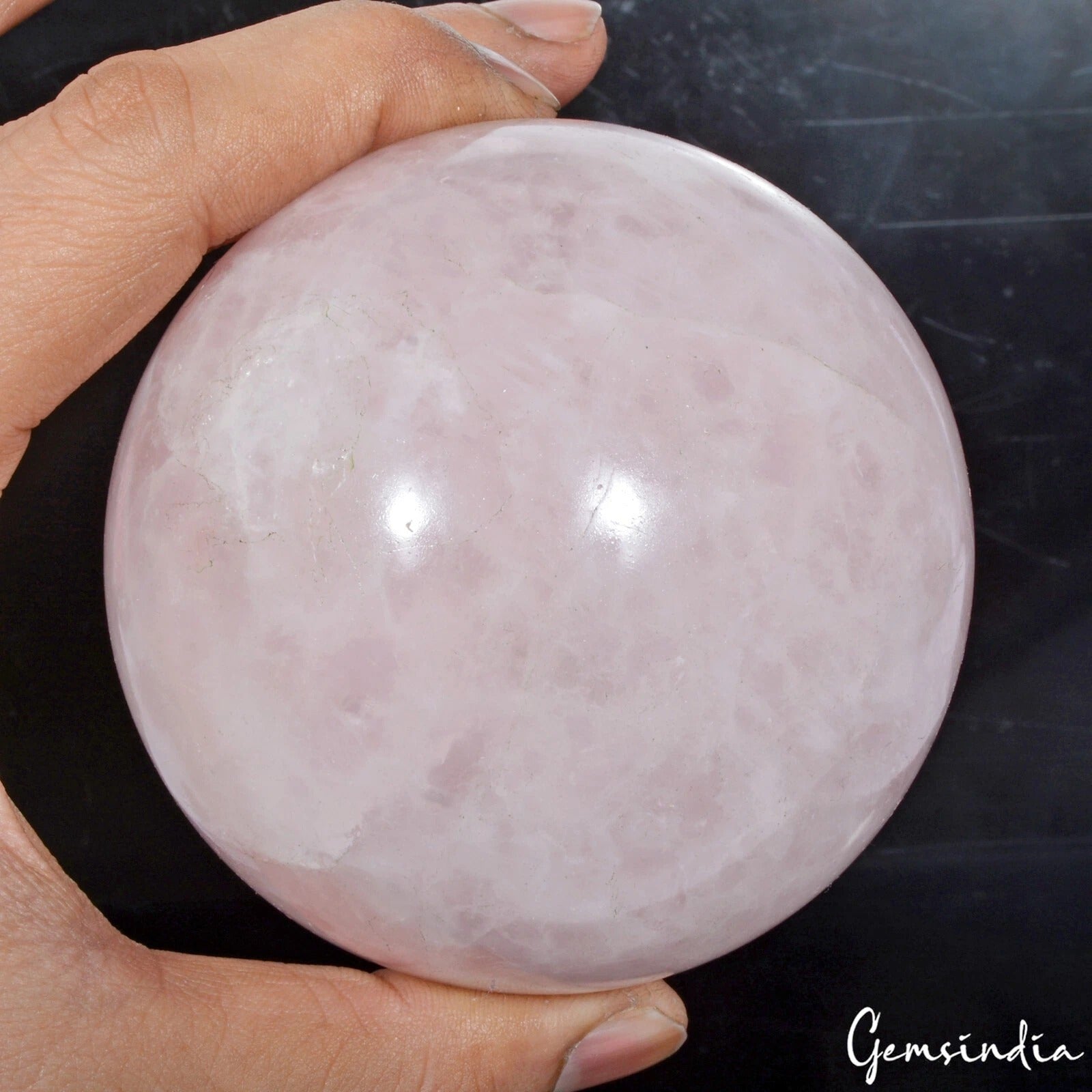 4670 Cts Natural Untreated Rose Quartz Huge Gem Sphere Crystal Healing Minerals