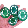 Emerald Lot, Loose Gemstone, Green — 4 Pieces, 50mm, 1680 Ct, Brazil
