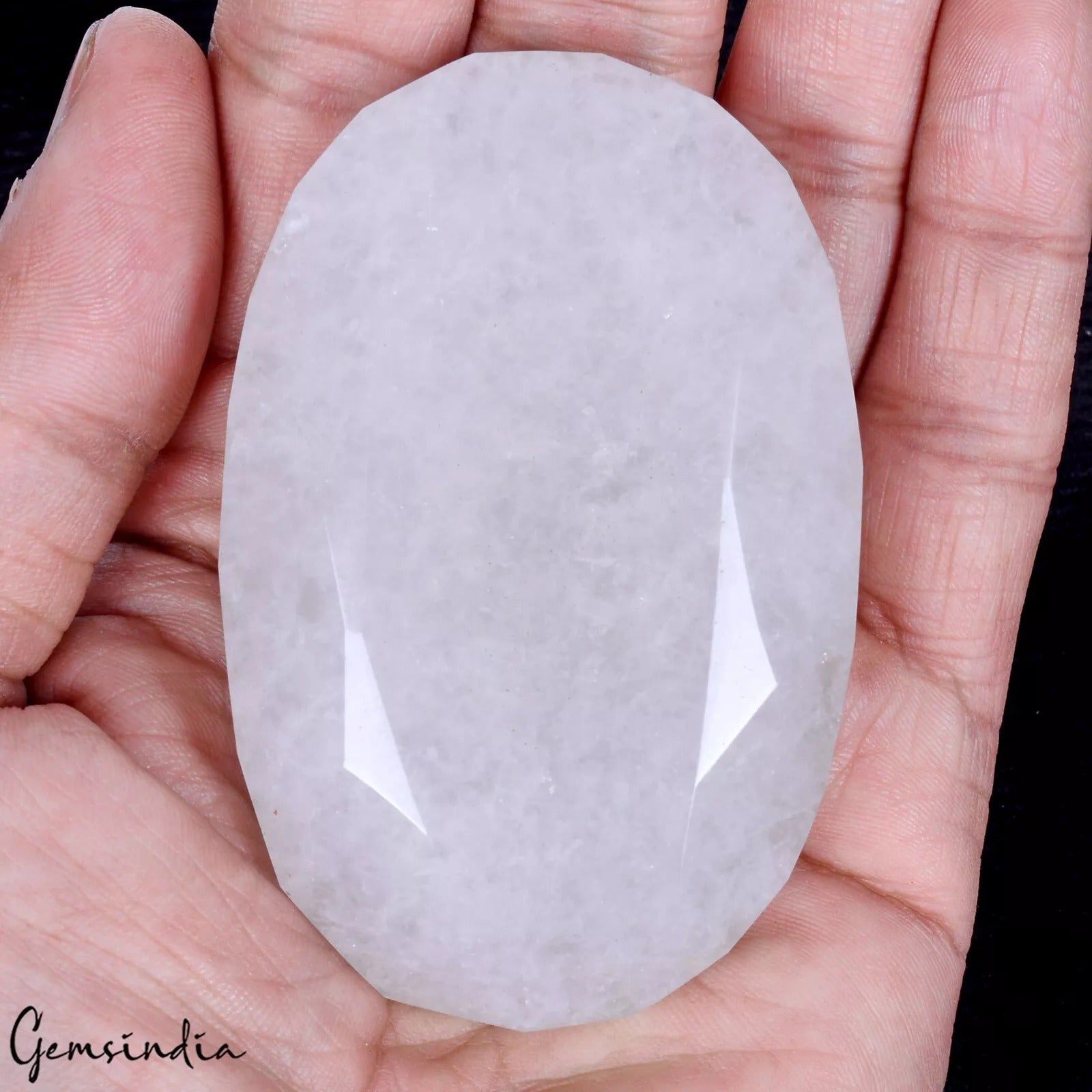 Natural Untreated White Quartz Oval Cut Faceted 720 Cts Museum Size Loose Gems