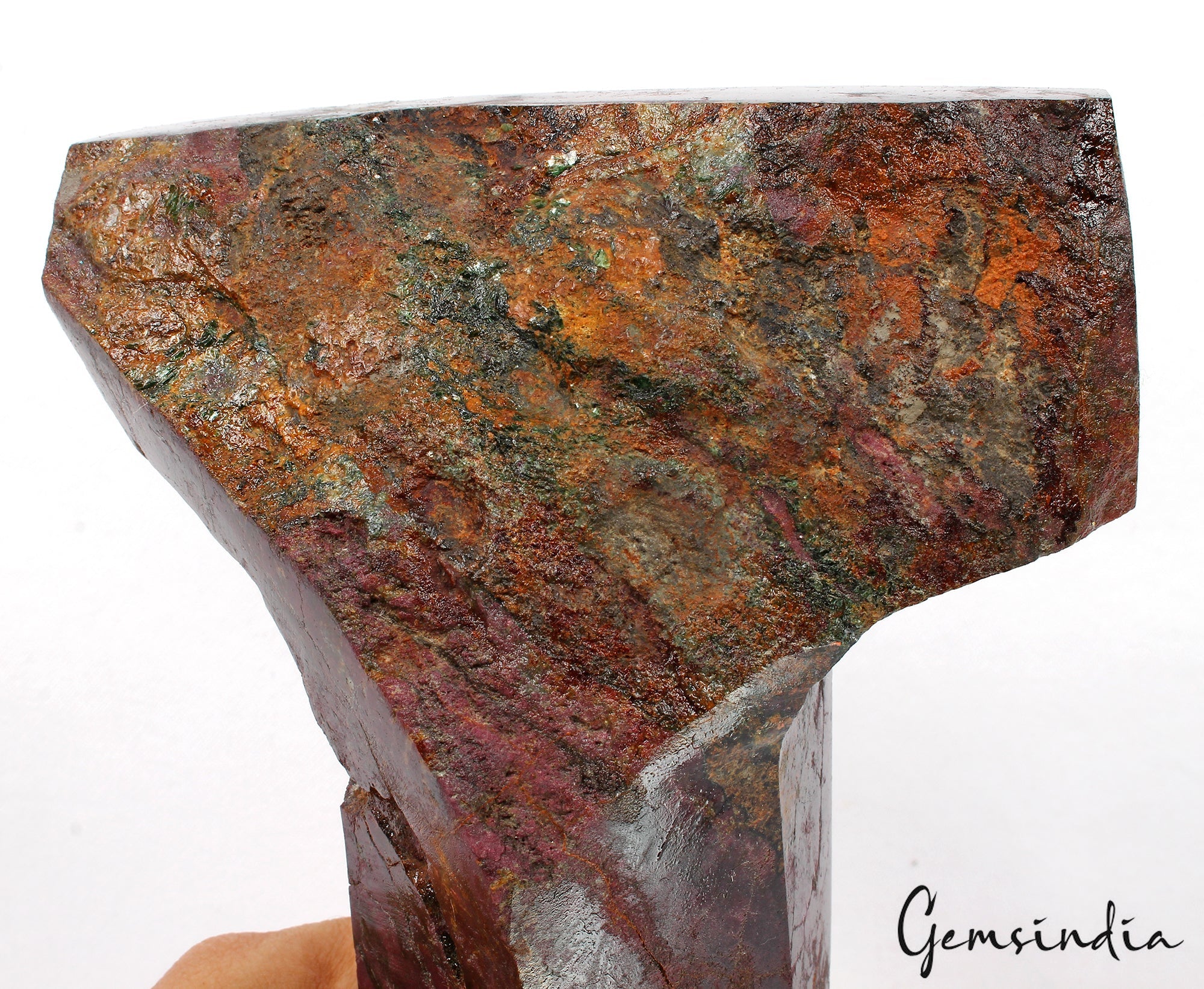 1600 Gram Natural Untreated Red Ruby 'T' Shape Huge Size Earth mined Fancy Gem