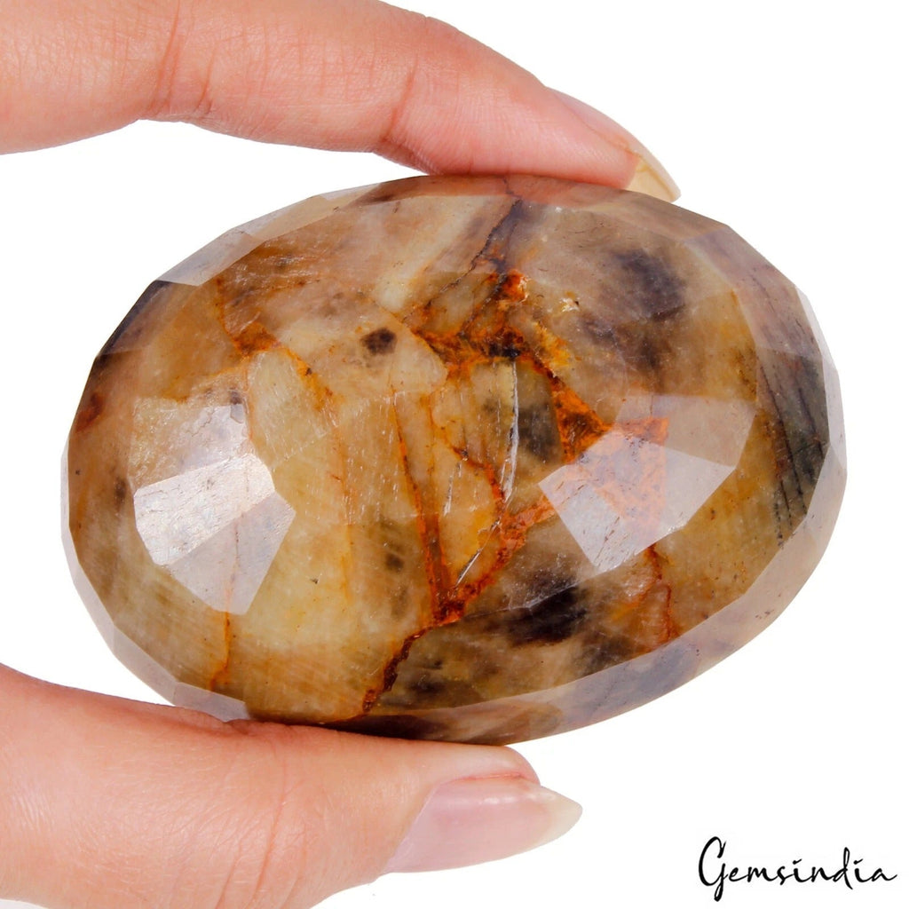 1190Ct Natural Black Brown Sapphire Untreated Loose Oval Cut Madagascar Gemstone