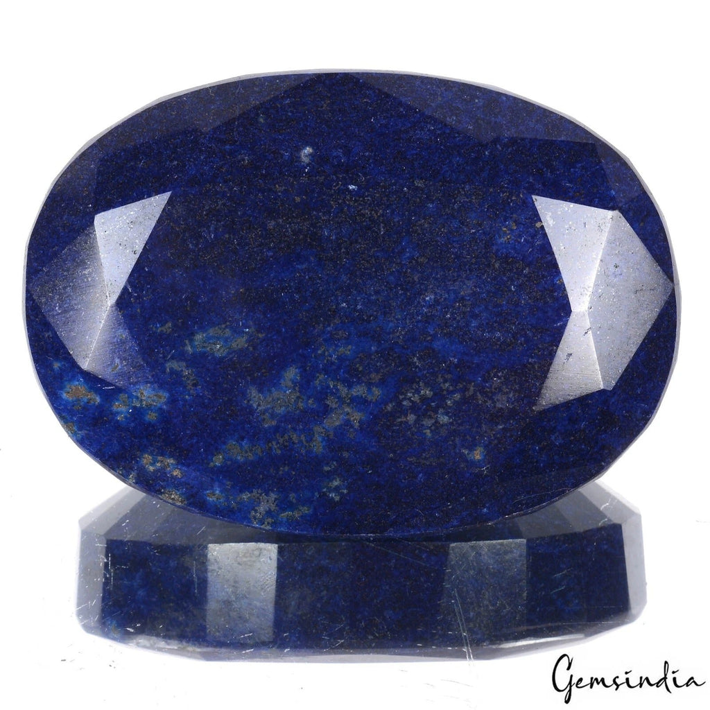 Loose Gemstone 2600 Ct Oval Cut Natural Sapphire Huge Size Faceted Blue AA+
