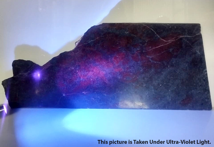 Natural Ruby Kyanite 6.3 kg 21.5x9.2" Extra Large Polished Crystal Slab Specimen