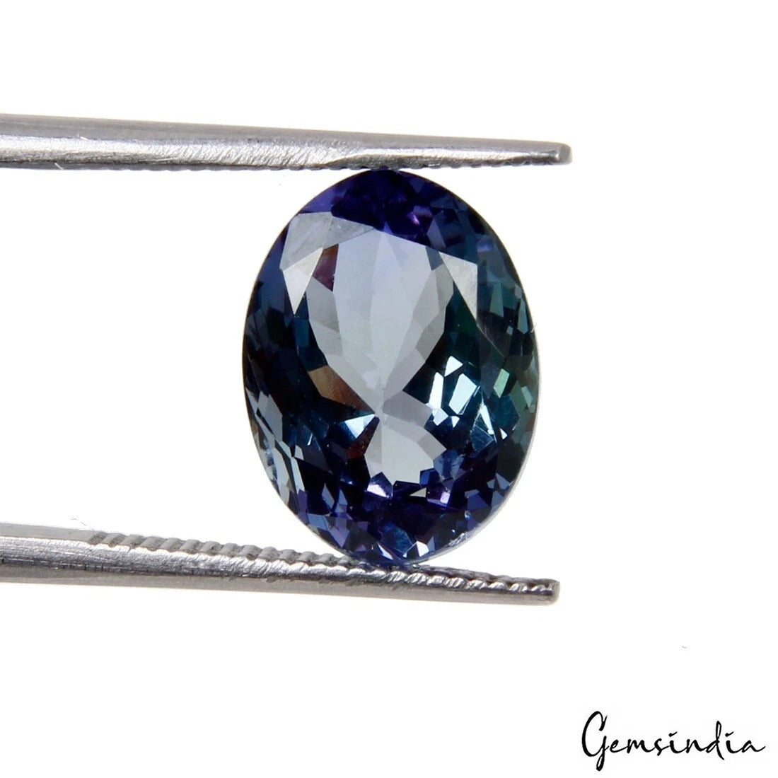 4.75Ct Natural Tanzanite Loose Gemstone 11.8x9mm Oval Cut Blue Violet AAAA Grade
