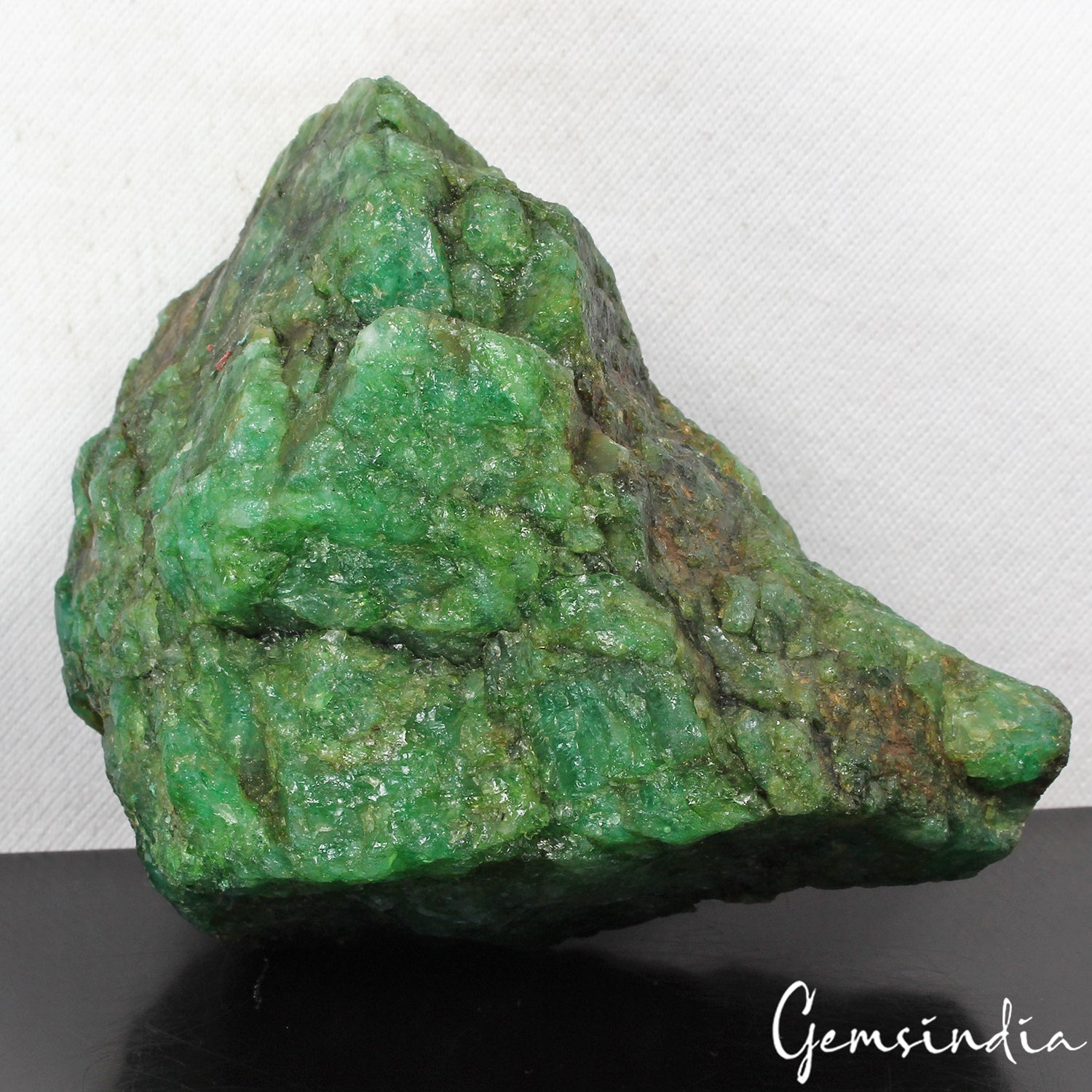 1760 Ct Natural Green Emerald Colombian Uncut Rough Huge Loose Gemstone Specimen