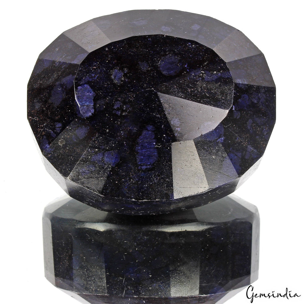 1840 Ct Natural Dark Blue Sapphire Oval Cut Faceted Earth Mined Huge Loose Gems