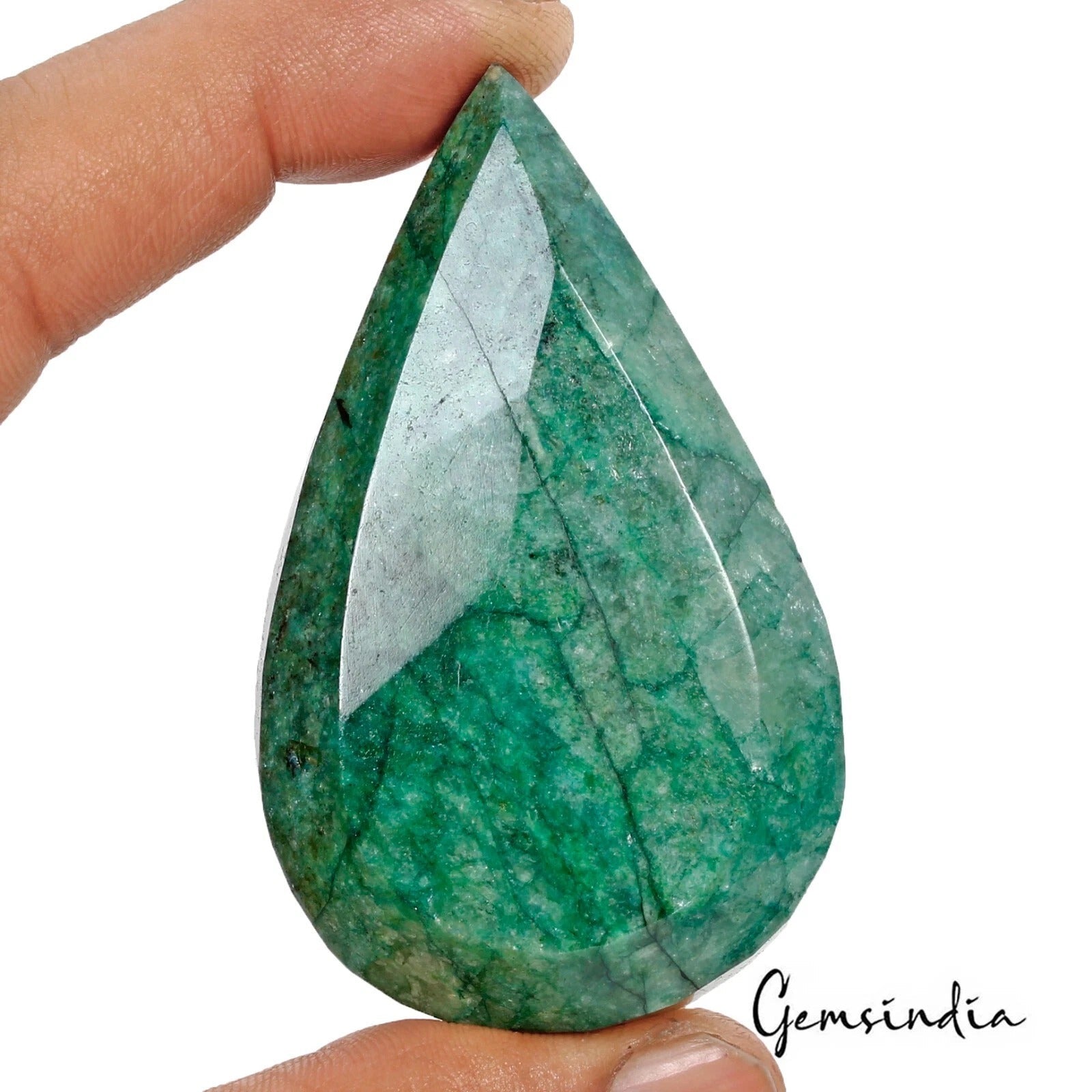 440 Ct Natural Green Brazilian Emerald Pear Cut Faceted Earth Mined Huge Gems