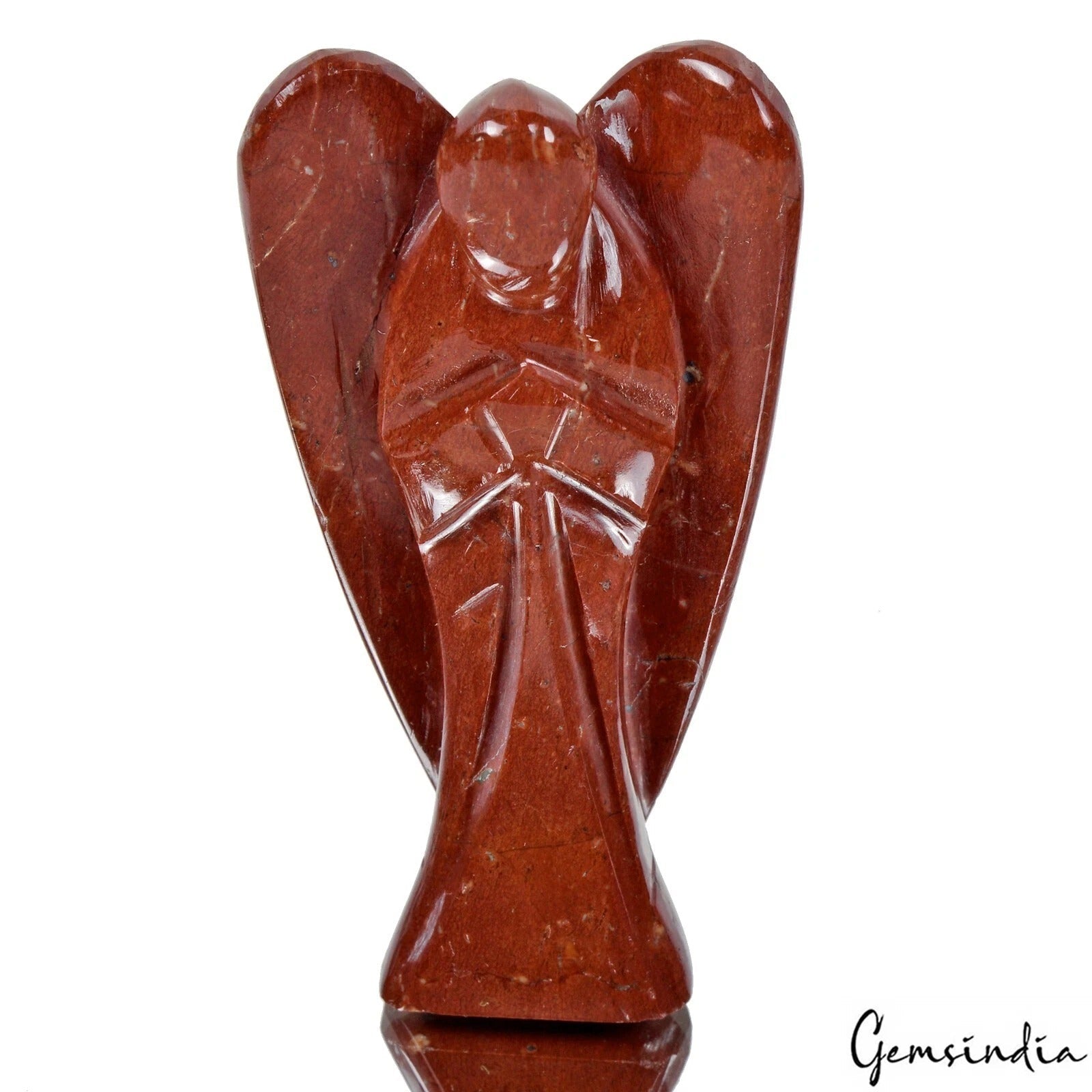 Natural Red Jasper Healing Crystal Hand Carved Figurine 320 Cts Loose Gemstone