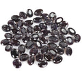 350 Ct/54 Pcs Natural African Dark Blue Sapphire Oval Faceted Loose Cut Gems Lot