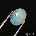 1.00 Ct 100% Natural Ethiopian Opal Fire Multi Oval Cab Certified Loose Gemstone