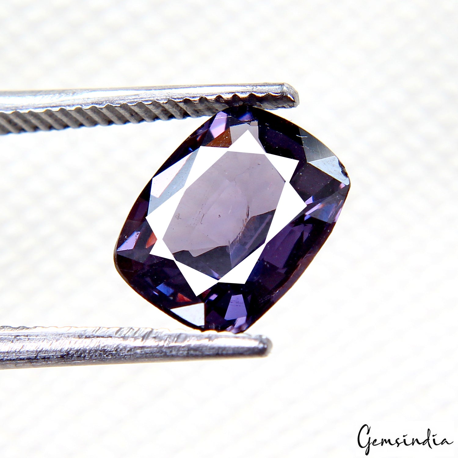 Natural Purple Spinel Faceted Cushion Cut ~ 1.80 Ct Vivid Color, Untreated Gem