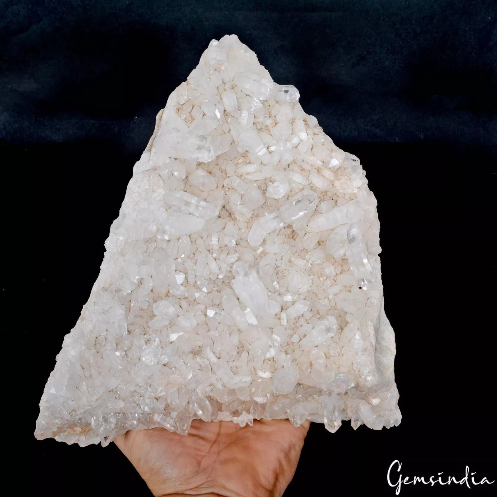 3.67 Kilo Natural Untreated Quartz Geode Crystal Healing Rough Rock Raw Gemstone