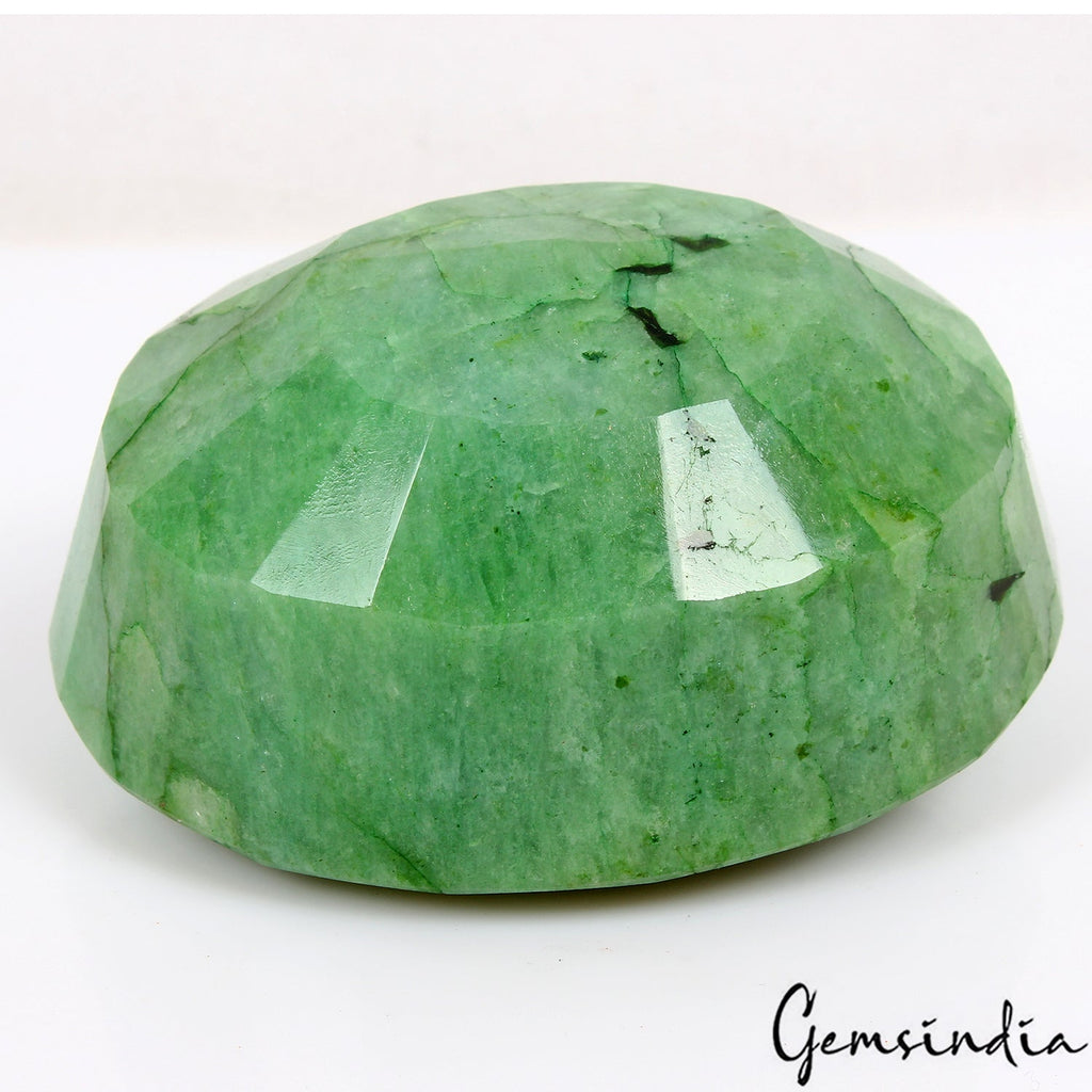 1360 Ct Finest Green Emerald Oval Cut Loose Certified Earth mined Gemstone, Rare