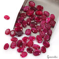500 Ct Natural Red Pink Beryl Oval Cut Faceted Loose Wholesale Gemstone Lot 50Pc