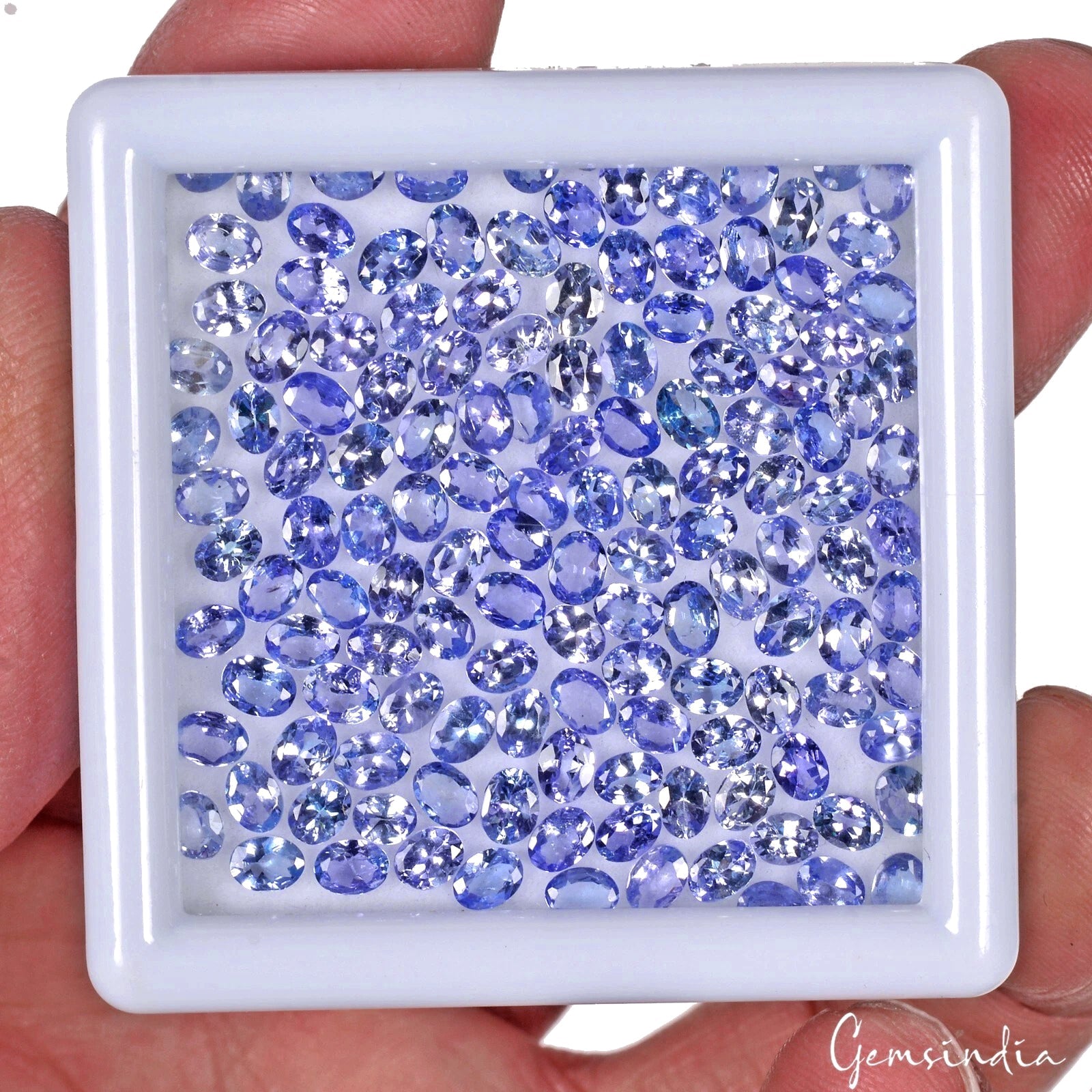 Oval 4x3mm Ravishing Color &Full Fire! Purple Blue Tanzanite 140 Pcs/21.30 Ct.