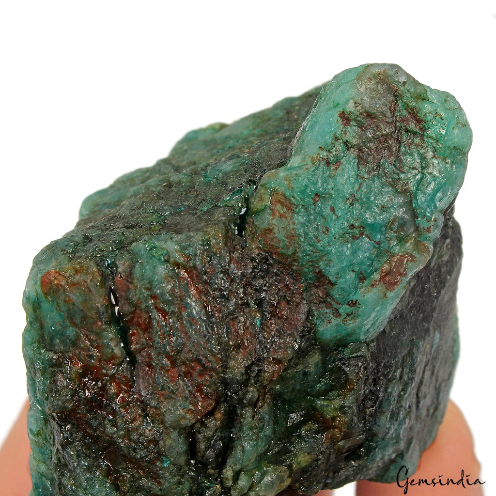 630 Ct Natural Green Brazilian Emerald Uncut/Raw Rough Museum Size Loose Gems