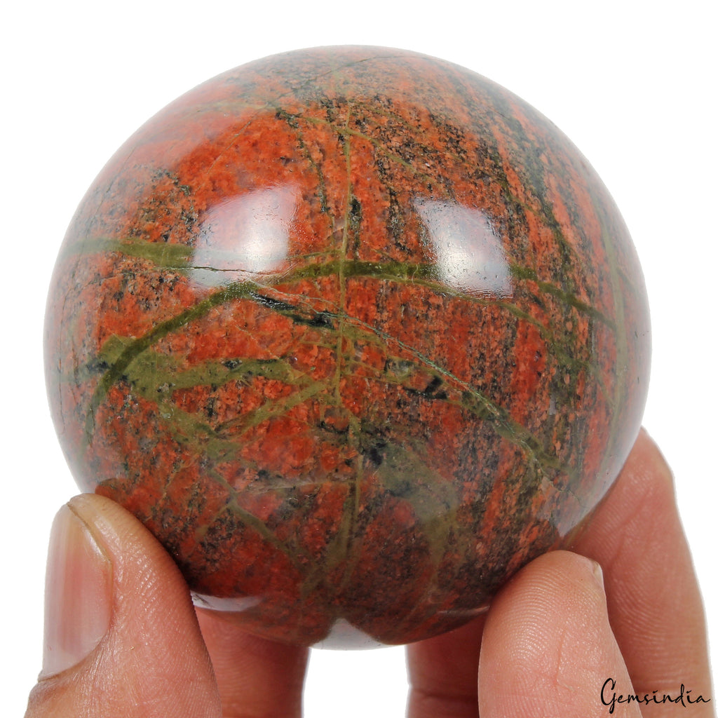 1350Ct Natural Untreated Bi Color Unakite Jasper Crystal Healing Huge Gem Sphere
