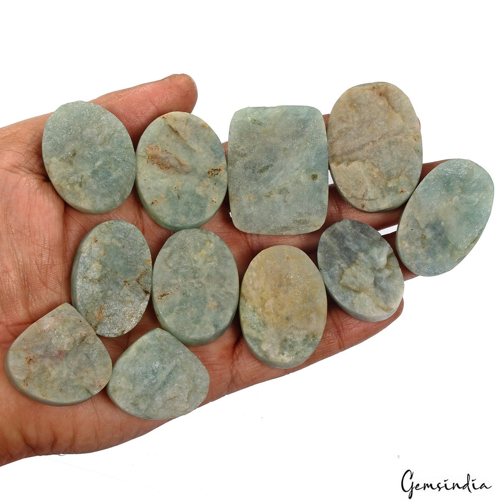 1020 Ct/11 Pcs Natural Untreated Beryl Aquamarine Rough Druzy Wholesale Gems Lot