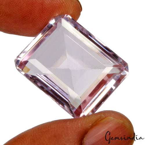 Amethyst Loose Gemstone, Octagon Cut, Untreated — 24x19x12mm, 45.70 Ct, Brazil