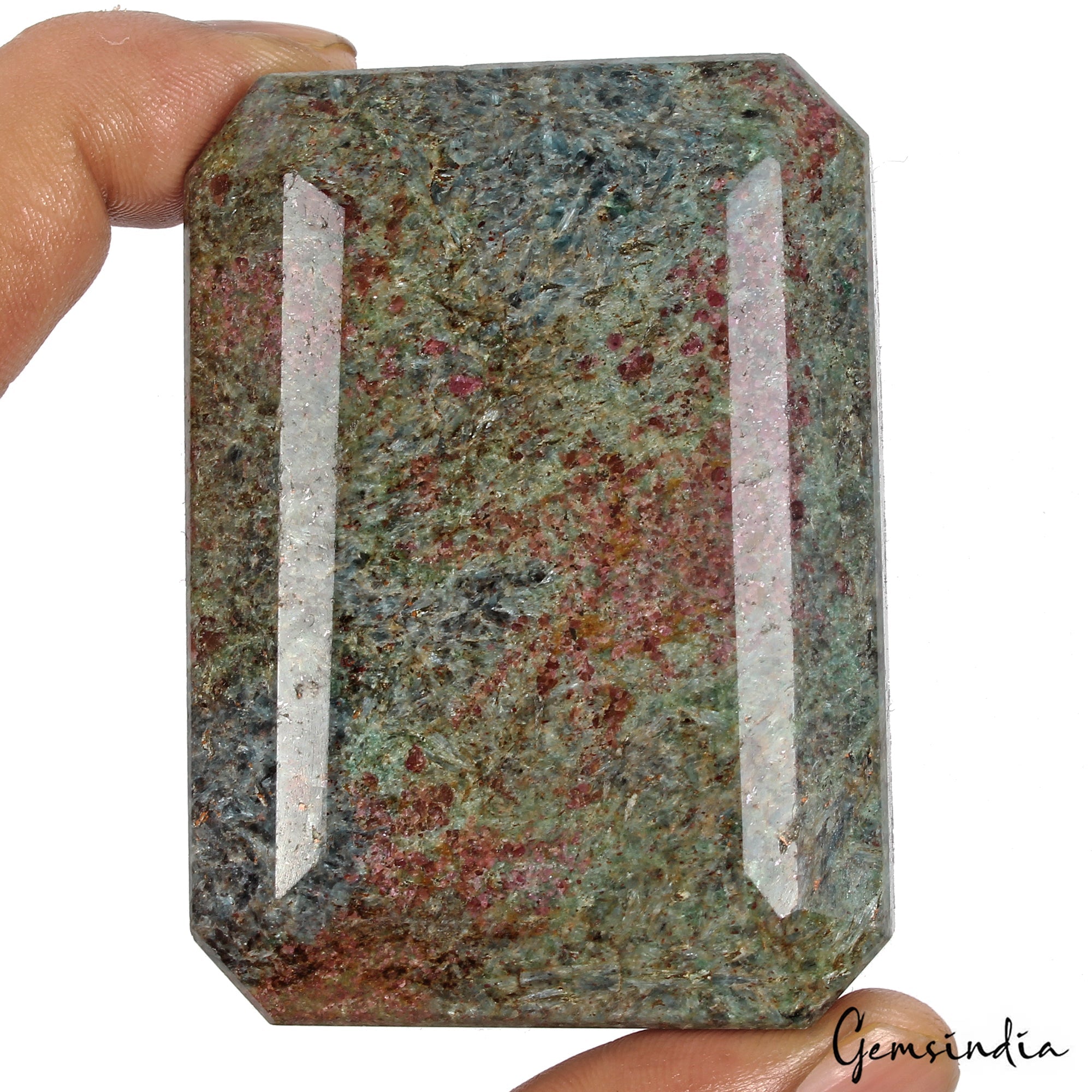 1530 Ct Natural Ruby Kyanite Octagon Cut Earth Mined Museum Size Loose Gemstone