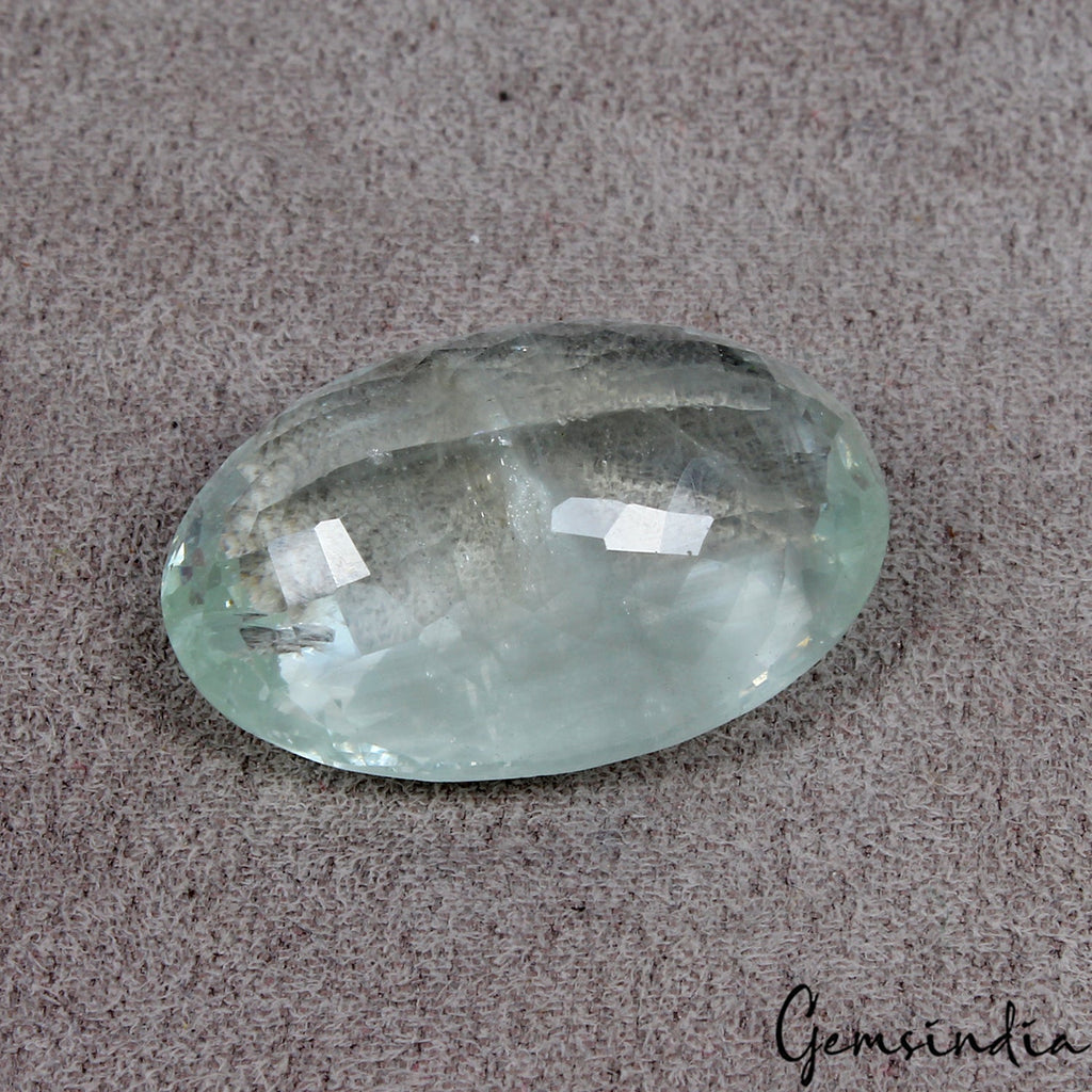 Huge 41.10 Cts Natural Aquamarine Ocean Blue Oval Cut Unheated Gemstone, Brazil