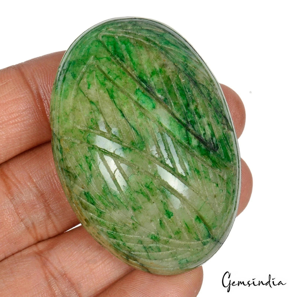 Brazilian Emerald Loose Gemstone, Green — 55 x 38 x 23 mm, 360 Ct, Brazil