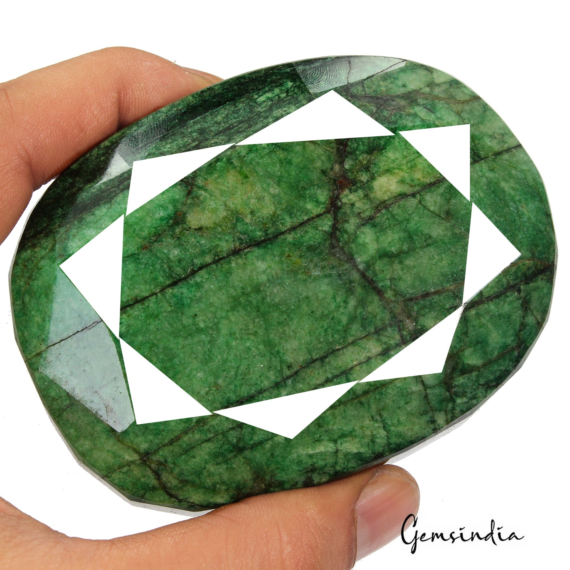 2440 Carat Natural Huge Green Emerald Earth-Mined Museum Size Oval Cut Gemstone