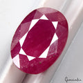 Certified 13.00 Ct.Museum Gem! Natural Top Red Heated Ruby Mozambique Gemstone