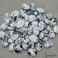 2.4 kg Natural Moonstone Polished Palm Stone Decor Reiki Healing Stones 30 Pcs