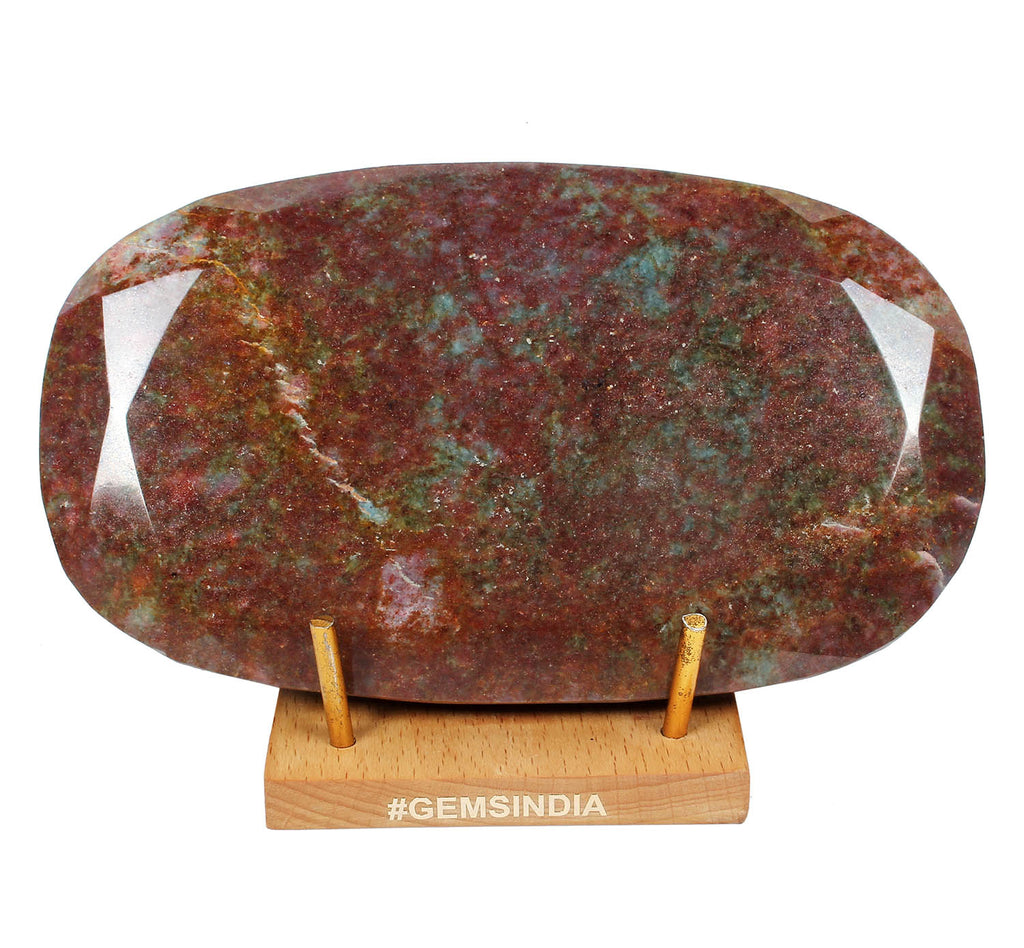 Ruby Kyanite Loose Gemstone, Oval Cut, Untreated — 6.2x3.5x1.75 Inch, 6750 Ct (1.35 Kg), Madagascar