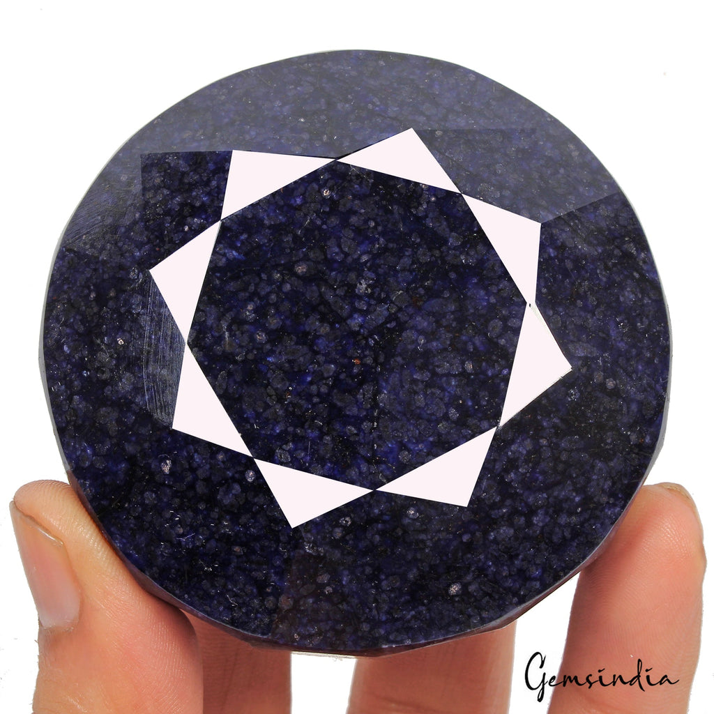 1820 Ct Natural Blue Sapphire Round Faceted Earth Mined Museum Size Loose Gems
