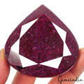 1100 Ct Natural Huge Red Ruby Pear Cut Earth Mined Museum Grade Treated Gemstone