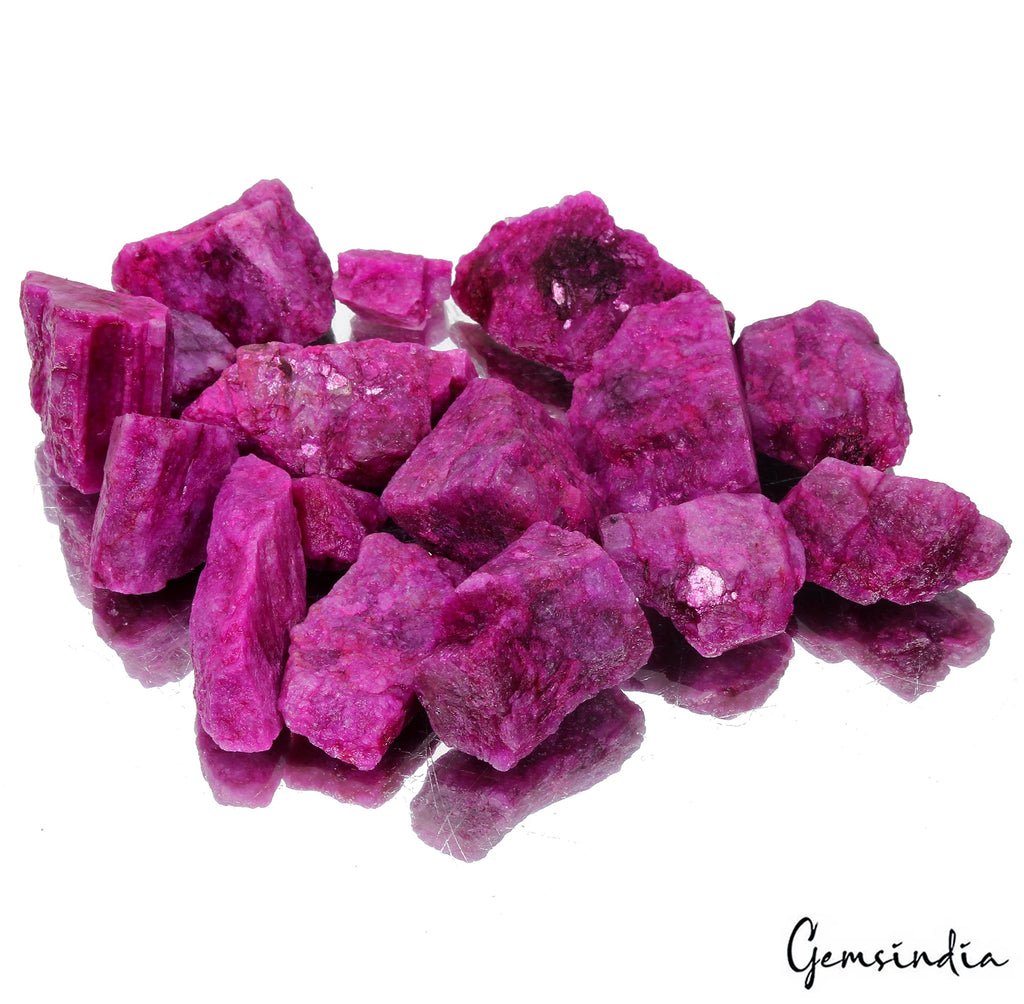 Red Beryl Rough Collection 1500Ct Natural Crystals Mineral Specimen Raw Gems Lot
