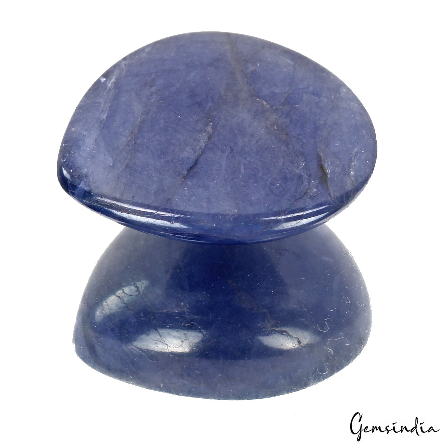 21.10 Ct Natural Untreated Violet Blue Tanzanite Pear Cab Loose jewelry Gemstone