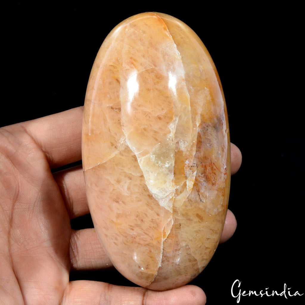 Big Natural Aventurine Stone Egg Oval Shape Healing Crystal Top Quality-530 Gram