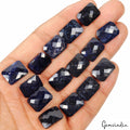197.30 Ct Natural Blue Sapphire 16x12mm Octagon Cut Gemstone Lot For Jewelry 15P