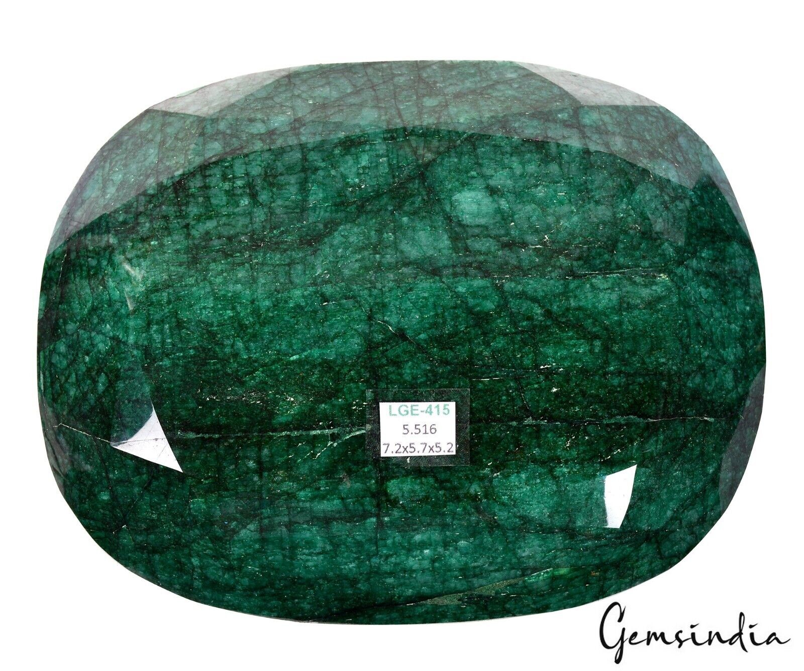 Emerald Loose Gemstone, Green — 5.5 Kg, Brazil