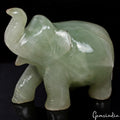 Handmade 2150 Cts Natural Green Aventurine Elephant Sculpture Home Decor /Statue