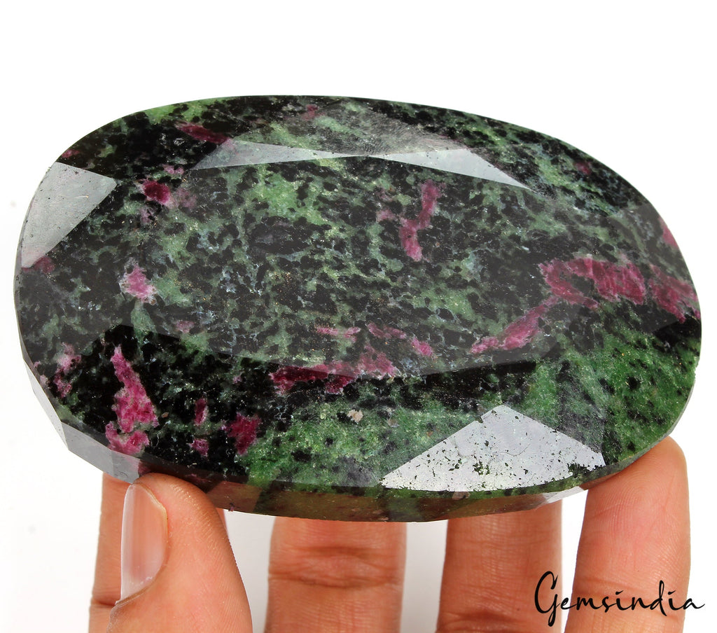 1660Cts Unheated Natural Ruby Zoisite 94x61x29mm Loose Museum Size Huge Gemstone