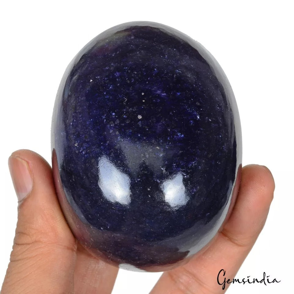 Blue Sapphire Cabochon — 80 x 62 x 49mm, 2300 Ct, Madagascar