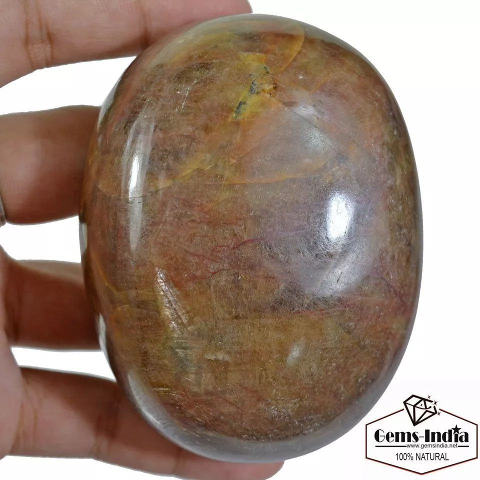 Sapphire Cabochon, Untreated, Brown — 85 x 66 x 31 mm, 2260 Ct