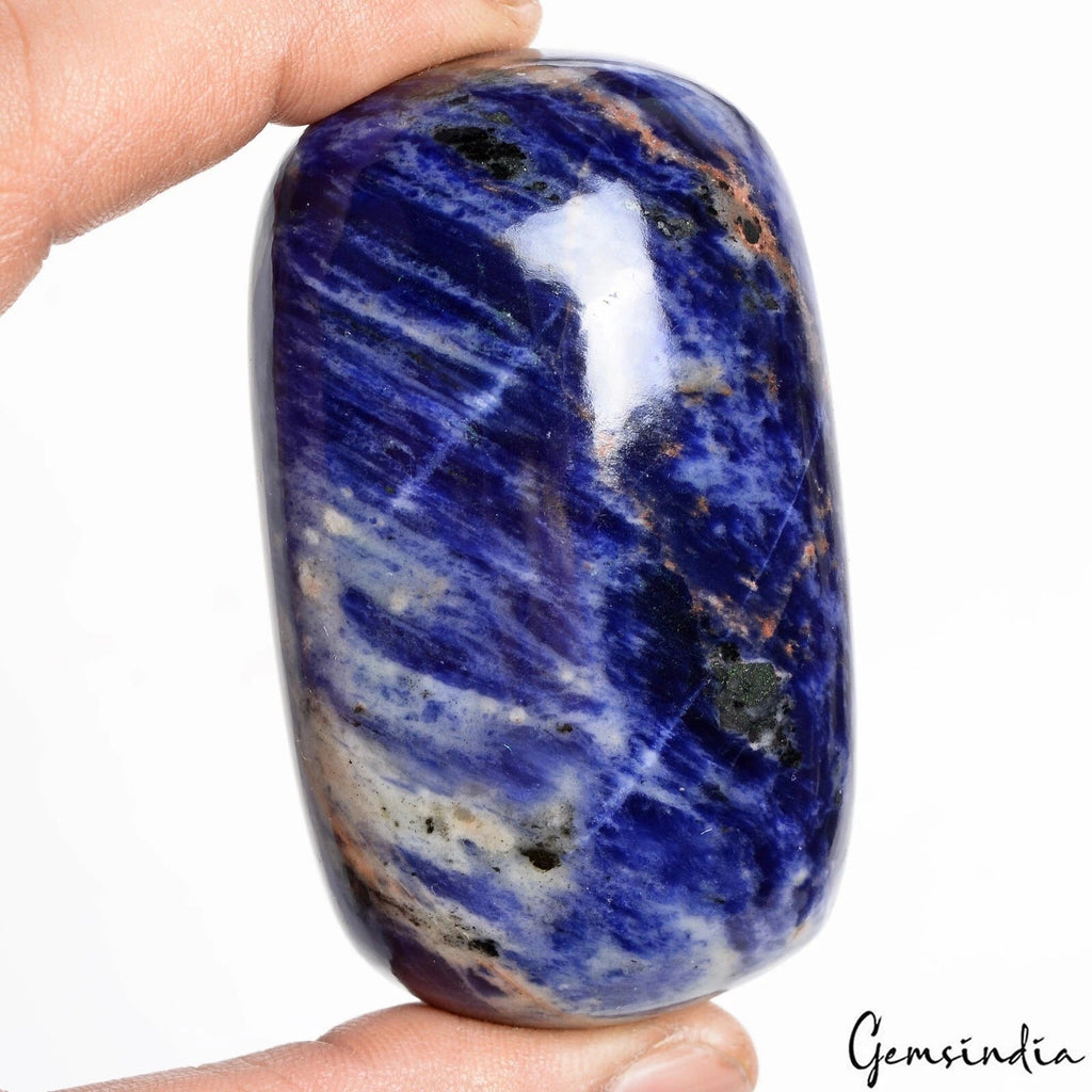 Natural Untreated Blue Sodalite Cushion Cab Earth Mined Loose Gemstone 950 Cts