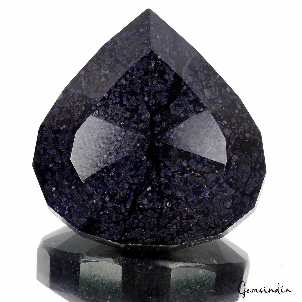 2070 Ct Natural Dark Blue Sapphire Pear Cut Faceted Earth Mined Huge Loose Gems